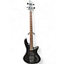 Used Schecter Guitar Research STILETTO STEALTH Satin Black Electric Bass Guitar Satin Black