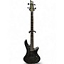Used Schecter Guitar Research STILETTO STEALTH  Satin Black Electric Bass Guitar Satin Black