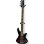Used Schecter Guitar Research STILLETO EXTREME 5 Trans Red Electric Bass Guitar Trans Red