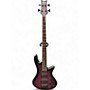 Used Schecter Guitar Research STUDIO 4 Purple Electric Bass Guitar Purple