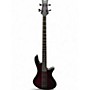 Used Schecter Guitar Research STUDIO 4 Trans Purple Electric Bass Guitar Trans Purple