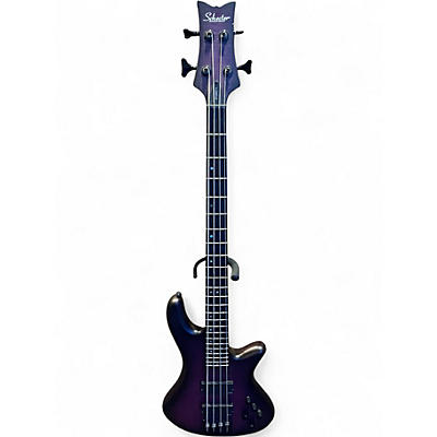 Used Schecter Guitar Research STUDIO 4 Trans Purple Electric Bass Guitar