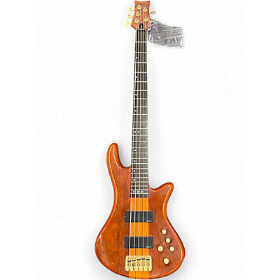 Used Schecter Guitar Research STUDIO 5  HONEY SATIN Electric Bass Guitar
