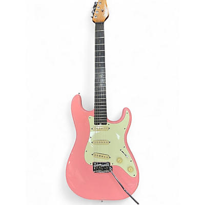 Used Schecter Guitar Research SUN VALLET STRAT Pink Solid Body Electric Guitar