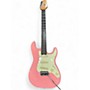 Used Schecter Guitar Research SUN VALLET STRAT Pink Solid Body Electric Guitar Pink