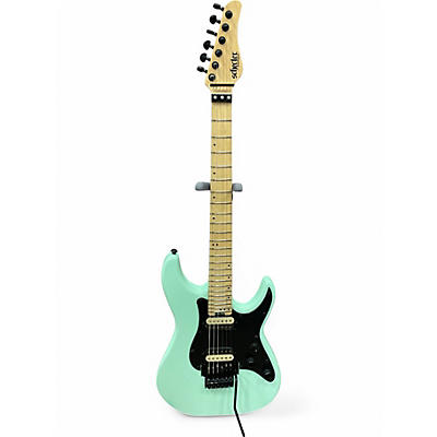 Used Schecter Guitar Research SUN VALLEY SS FR SFG Seafoam Green Solid Body Electric Guitar