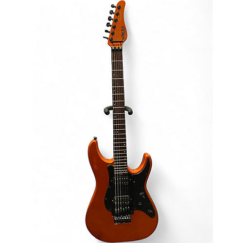 Used Schecter Guitar Research SUN VALLEY SUPER SCHREDDER Orange Solid Body Electric Guitar Orange
