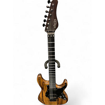 Used Schecter Guitar Research SUN VALLEY SUPER SHREDDER EXOTIC FR Black Limba Solid Body Electric Guitar