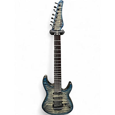 Used Schecter Guitar Research SUN VALLEY SUPER SHREDDER  FR III Blue Burst Solid Body Electric Guitar