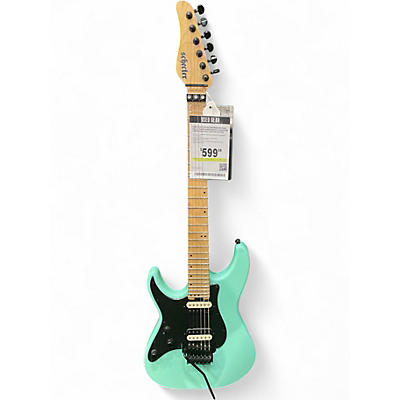 Used Schecter Guitar Research SUN VALLEY SUPER SHREDDER FR LH Seafoam Green Solid Body Electric Guitar