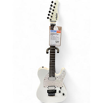 Schecter Guitar Research Used Schecter Guitar Research SUN VALLEY SUPER SHREDDER METALLIC WHITE Solid Body Electric Guitar