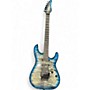 Used Schecter Guitar Research SUN VALLEY SUPER SHREDDER SKY BURST Solid Body Electric Guitar SKY BURST
