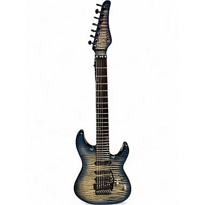 Used Schecter Guitar Research SUN VALLEY SUPER SHREDDER SKY BURST Solid Body Electric Guitar