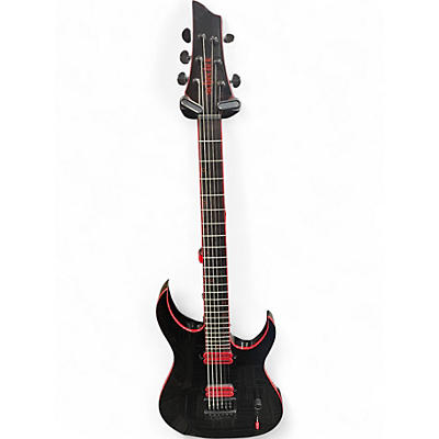 Used Schecter Guitar Research SUNSET 6 ET EVERTUNE Black Solid Body Electric Guitar