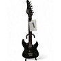 Used Schecter Guitar Research SUNSET DELUXE FR Black Solid Body Electric Guitar Black