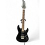 Used Schecter Guitar Research SUNSET DLX DIAMOND SERIES BLACK Solid Body Electric Guitar BLACK