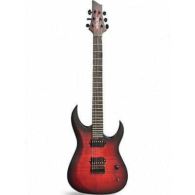 Used Schecter Guitar Research SUNSET EXTREME Satin Red Solid Body Electric Guitar