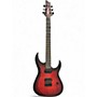 Used Schecter Guitar Research SUNSET EXTREME Satin Red Solid Body Electric Guitar Satin Red