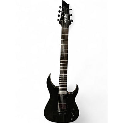 Used Schecter Guitar Research SUNSET TRIAD Black Solid Body Electric Guitar