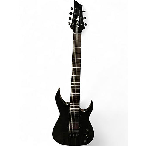 Used Schecter Guitar Research SUNSET TRIAD Black Solid Body Electric Guitar Black