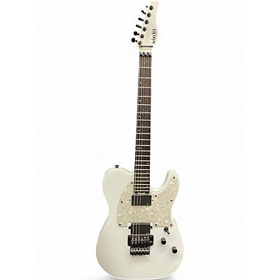 Used Schecter Guitar Research SUNSET VALLEY SUPER SHREDDER PT FR Classic White Solid Body Electric Guitar
