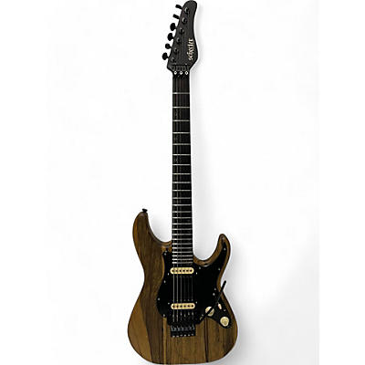 Schecter Guitar Research Used Schecter Guitar Research SVSS EXOTIC BLACK LIMBA NATURAL Solid Body Electric Guitar