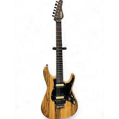 Used Schecter Guitar Research SVSS Exotic FR Natural Solid Body Electric Guitar