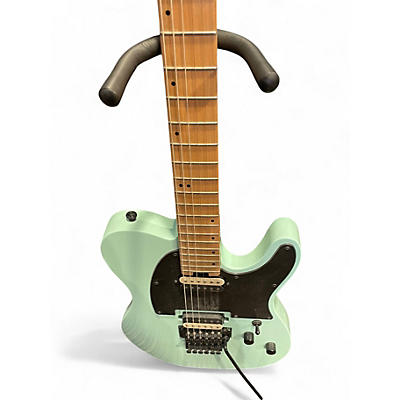 Used Schecter Guitar Research SVSS PT-FR Seafoam Green Solid Body Electric Guitar
