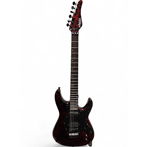 Schecter Guitar Research Used Schecter Guitar Research SVSS Red Reign Solid Body Electric Guitar Red Reign