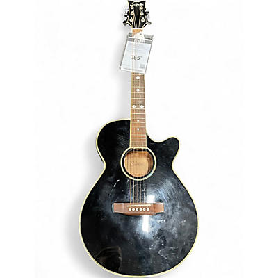 Used Schecter Guitar Research SW2000 Black Acoustic Electric Guitar