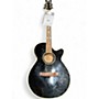 Used Schecter Guitar Research SW2000 Black Acoustic Electric Guitar Black