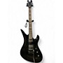 Used Schecter Guitar Research SYNYSTER DELUXE Black Solid Body Electric Guitar Black