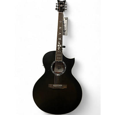 Schecter Guitar Research Used Schecter Guitar Research SYNYSTER GATES 3701 ACOUSTIC ELECTRIC Black Acoustic Electric Guitar