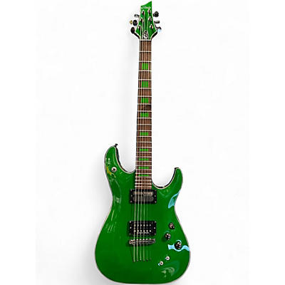 Used Schecter Guitar Research Schecter Kenny Hickey Signature C-1 EX S Sustainiac Green Solid Body Electric Guitar