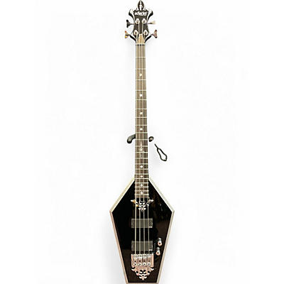 Used Schecter Guitar Research Sean Yseult Signature Casket Black Electric Bass Guitar