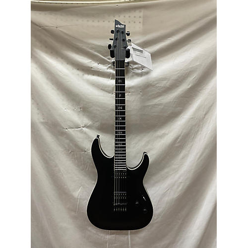 Schecter Guitar Research Used Schecter Guitar Research Sls Evil Twin Black Solid Body Electric Guitar Black