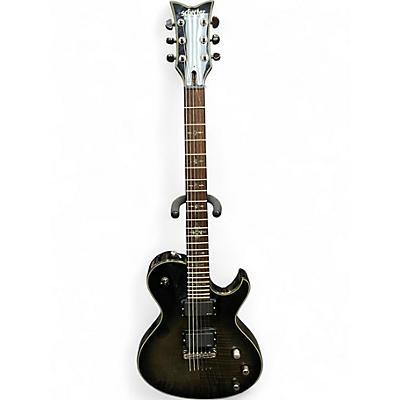 Used Schecter Guitar Research Solo 2 CUSTOM Trans Black Solid Body Electric Guitar