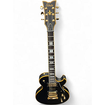 Used Schecter Guitar Research Solo 6 Custom Black Solid Body Electric Guitar