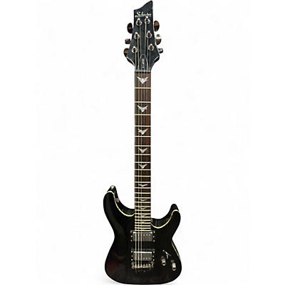 Used Schecter Guitar Research Solo 6 Custom Black Solid Body Electric Guitar