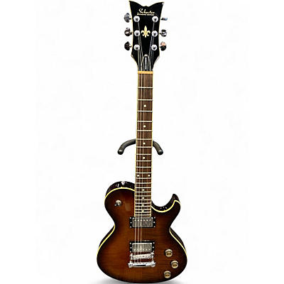 Used Schecter Guitar Research Solo 6 Standard Dark Brown Sunburst Solid Body Electric Guitar