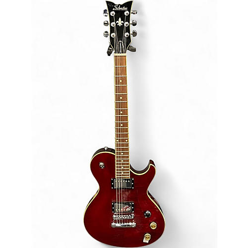 Used Schecter Guitar Research Solo 6 Standard Trans Crimson Red Solid Body Electric Guitar Trans Crimson Red