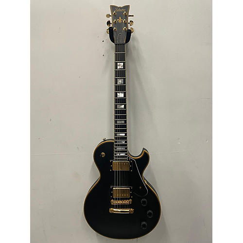 Schecter Guitar Research Used Schecter Guitar Research Solo Custom II Matte Black Solid Body Electric Guitar Matte Black