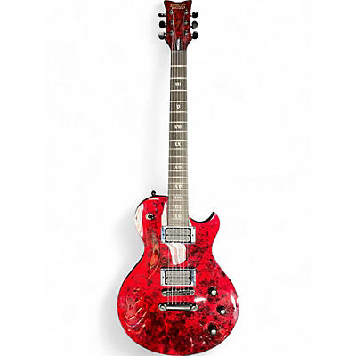 Schecter Guitar Research Used Schecter Guitar Research Solo II Apocalypse Red Reign Solid Body Electric Guitar