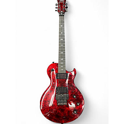 Used Schecter Guitar Research Solo-II Apocalypse reign red Solid Body Electric Guitar