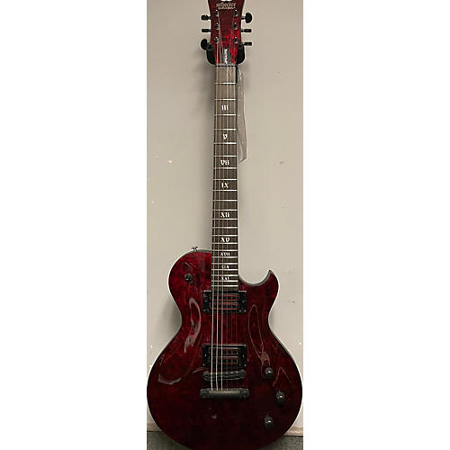 Schecter Guitar Research Used Schecter Guitar Research Solo-II Apocolypse Red Reign Solid Body Electric Guitar Red Reign