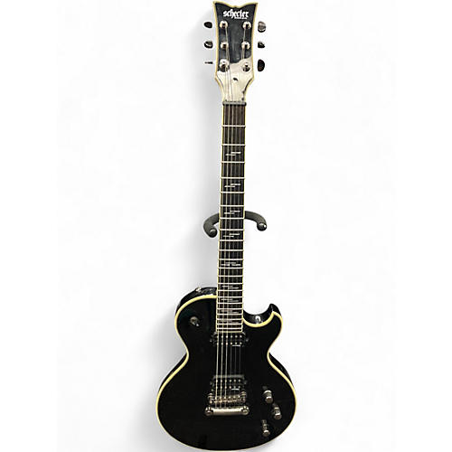 Used Schecter Guitar Research Solo-II Blackjack GLOSS BLACK Solid Body Electric Guitar GLOSS BLACK
