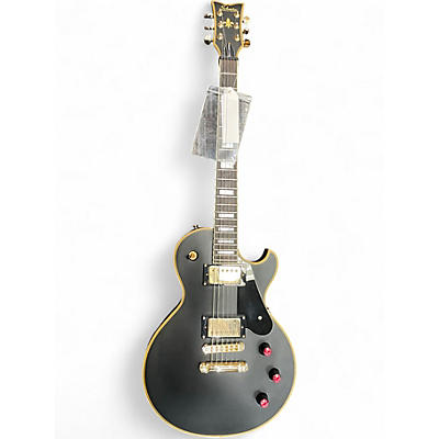 Used Schecter Guitar Research Solo II Custom Matte Black Solid Body Electric Guitar