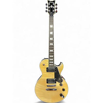 Used Schecter Guitar Research Solo II Custom Natural Solid Body Electric Guitar