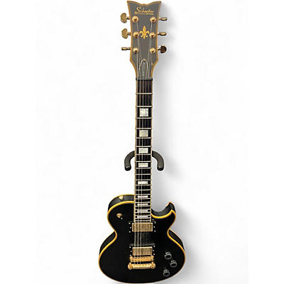 Used Schecter Guitar Research Solo-II Custom Satin Aged Black Solid Body Electric Guitar