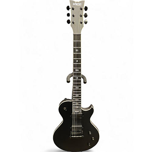 Schecter Guitar Research Used Schecter Guitar Research Solo-II SLS Elite Evil Twin Satin Black Solid Body Electric Guitar Satin Black